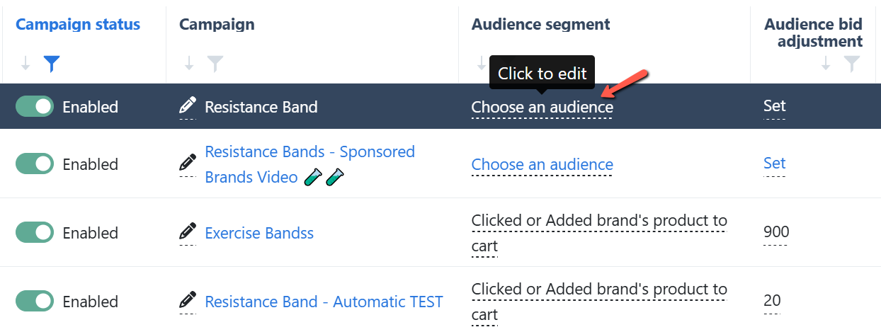 Support applying bid boost for AMC Audience